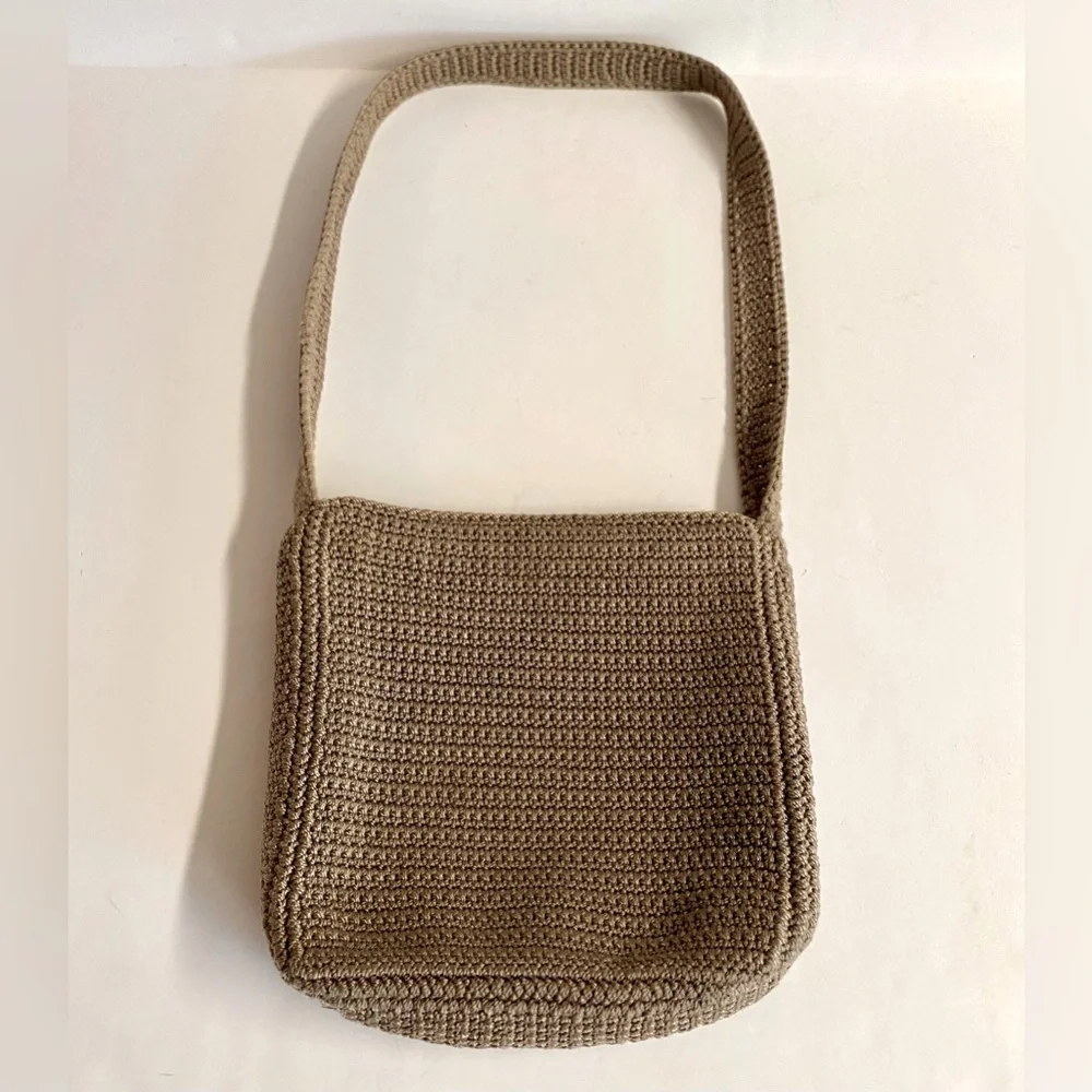 The Sak- Classic neutral crocheted Boho crossbody bag.In great condition.